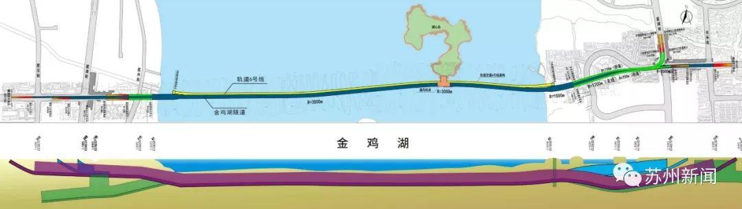 苏州金鸡湖隧道一期围堰最新进展