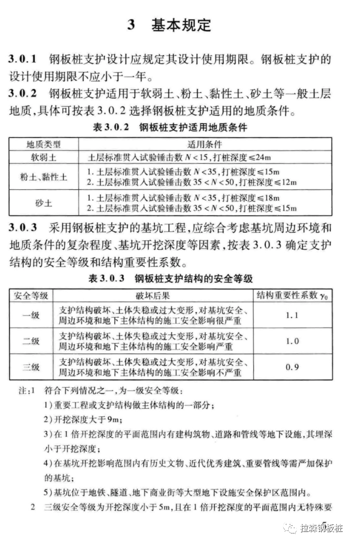 山西钢板桩支护技术规程DBJ04/T328-2016